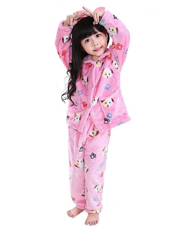 Cityoung Childrens Pieces Flannel Pajamas