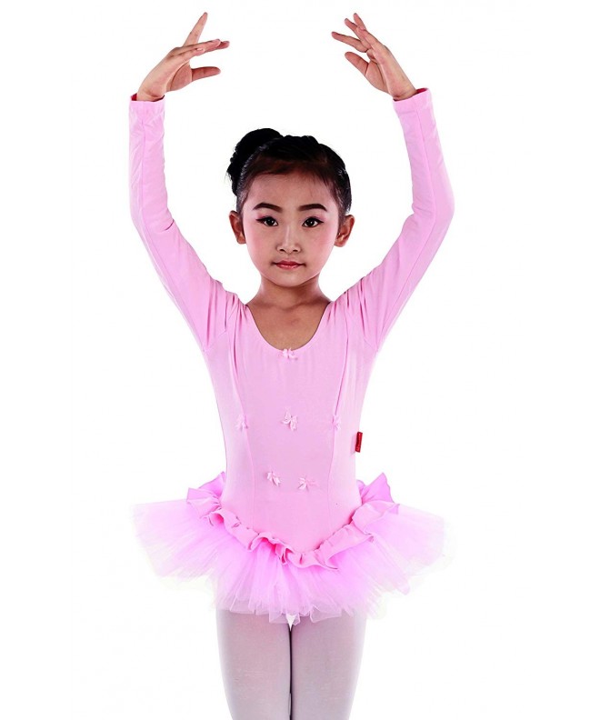 Cpdance Girls Sleeve Ballet Leotard