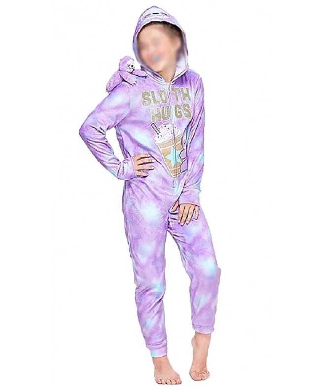 Justice Girls Hooded Pajama Sleepwear