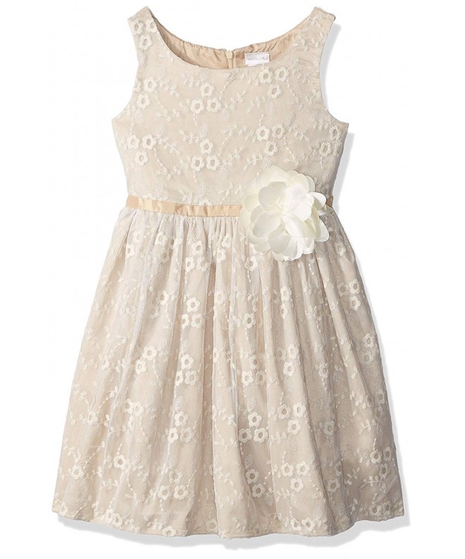 Sweet Heart Rose Sleeveless Embroidered