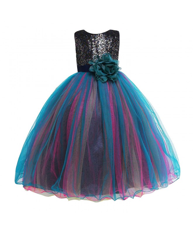 Amberry Little Girls Sequined Party