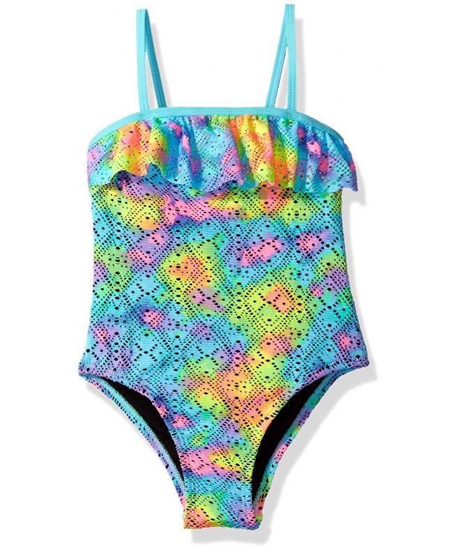 Breaking Waves Girls Crochet Swimsuit