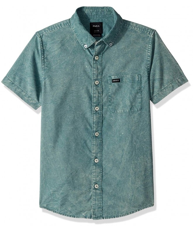 RVCA Thatll Washed Sleeve Button