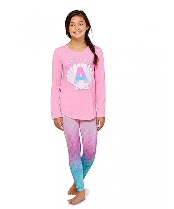 Justice Mermaid Initial Pajama Set