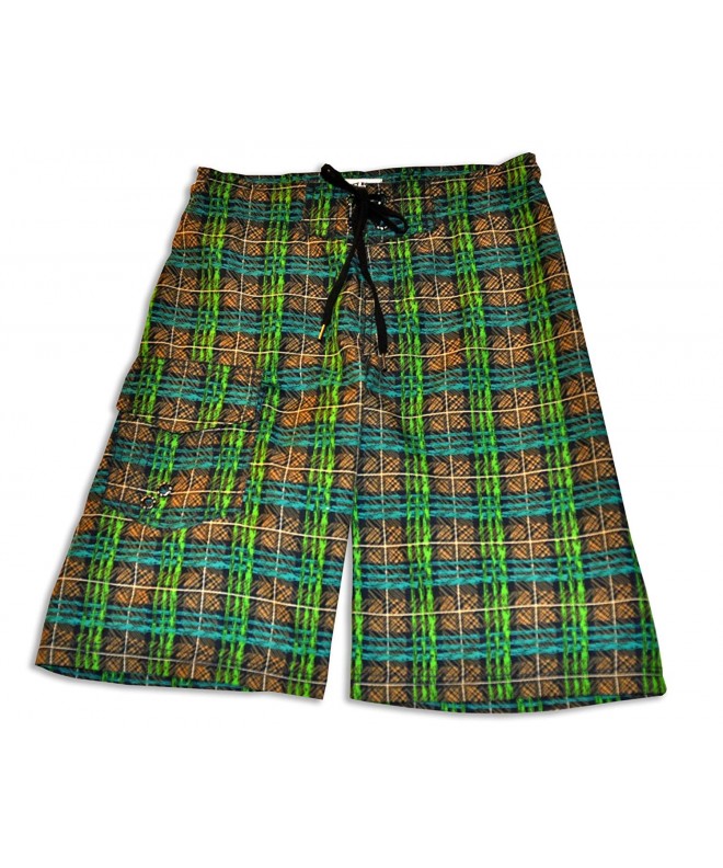 Just Bones Boardwear Plaid Shorts