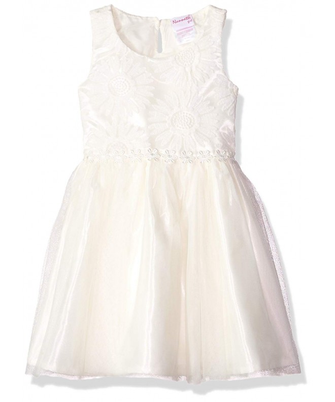Nannette Girls Little Embroidered Dress