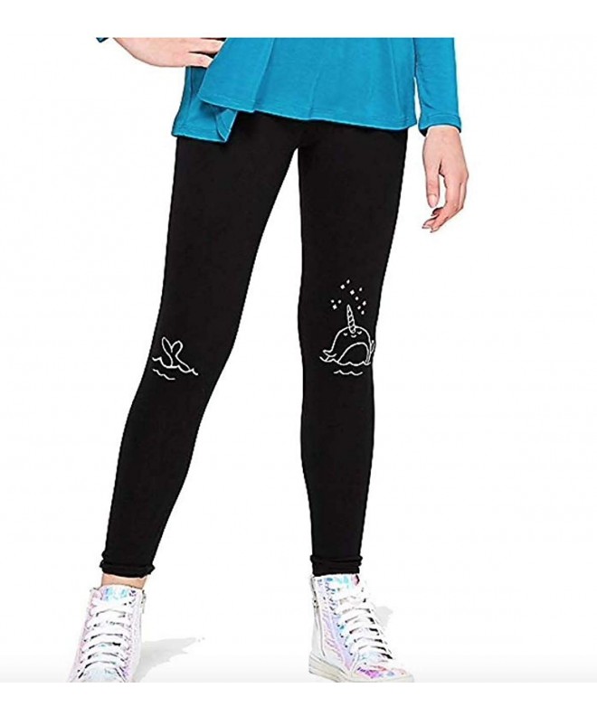 Justice Knee Pattern Leggings Dolphin