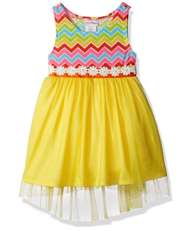 Youngland Girls Toddler Chevron Dress