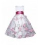 Amberry Little Girls Embroidery Flower Applique