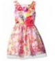 ZUNIE Girls Watercolor Floral Overlay