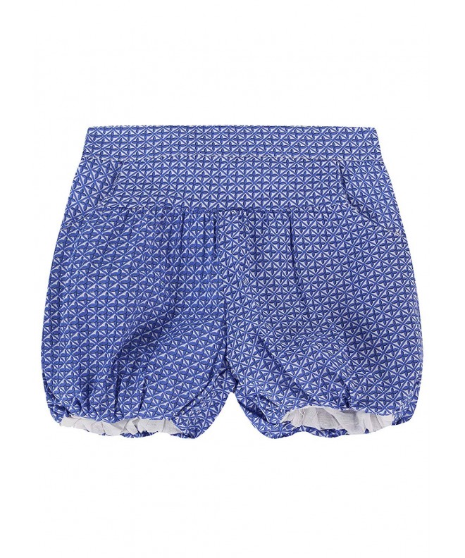 Cotton Lala Shorts Blue Print