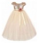 AkiDress Classic Sequins Bodice Shinny