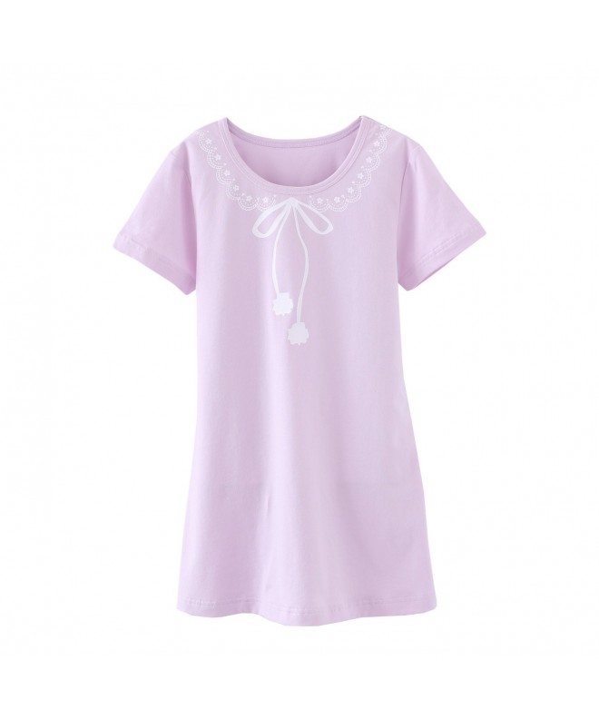 Abalaco Cotton Cartoon Nightgown Sleepwear