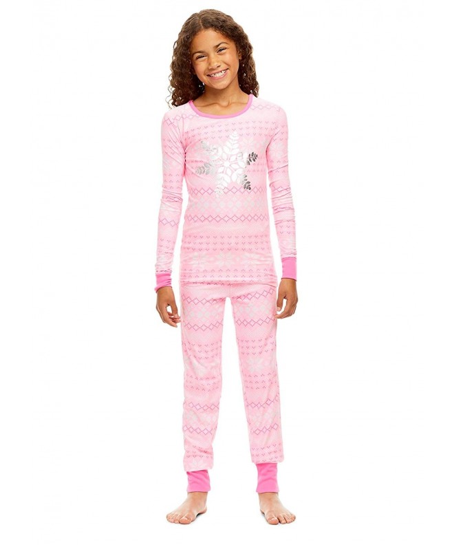 Girls Piece Pajama Sleeve Print