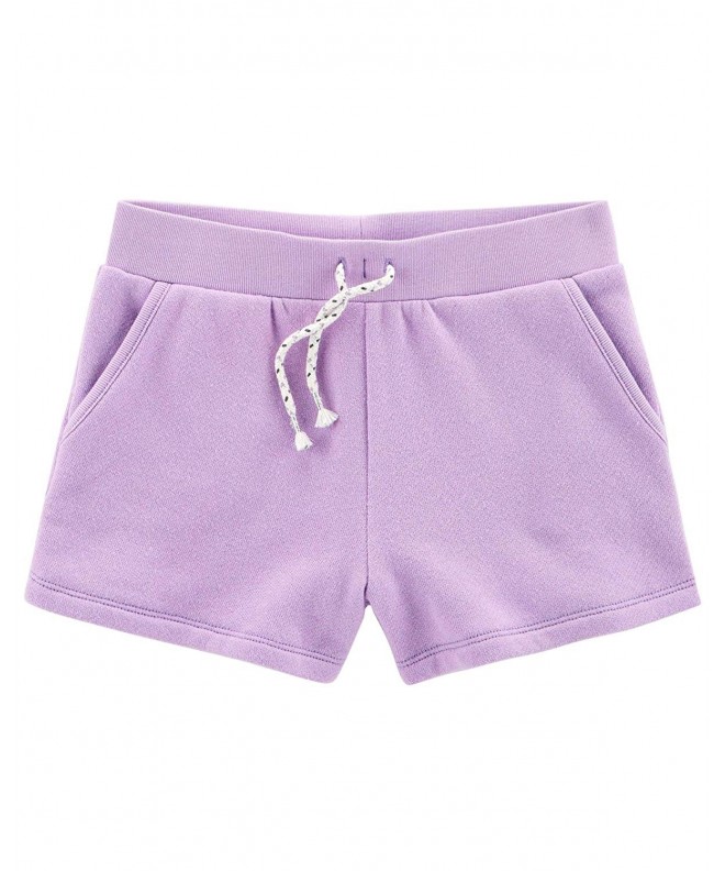 Carters Little Girls Purple Shorts
