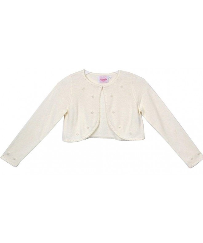 Classy White Ivory Beaded Sweater