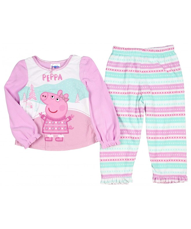 Peppa Pajamas Toddler Fairisle Fleece