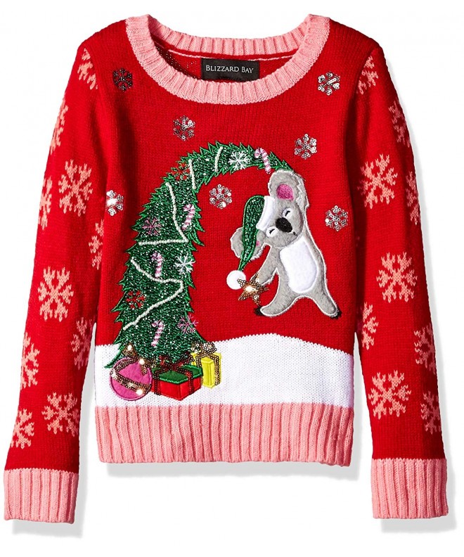 Blizzard Bay Girls Christmas Sweater