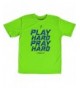 Kerusso Play Hard Pray Active T Shirt Large