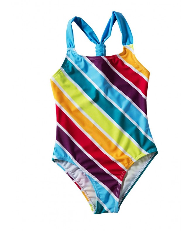 Aleumdr Summer Multicolored Little Swimsuit