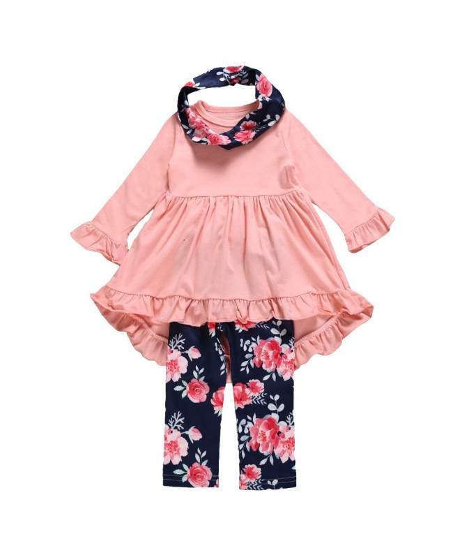 Toddler Spring Ruffles Irregular Clothing