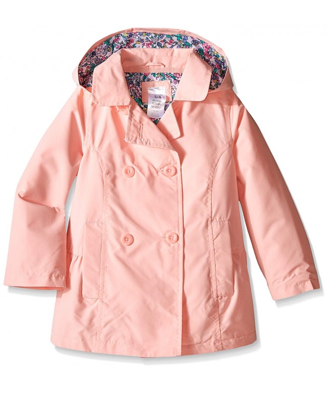Carters Girls Solid Poly Trench