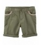 Carters Girls Embroidered Twill Shorts