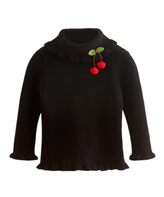 LittleSpring Little Sweater Turtleneck Cherry