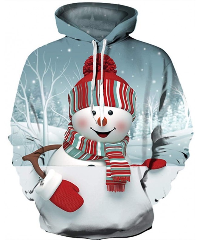 BarbedRose Christmas Drawstring Pullover Sweatshirt