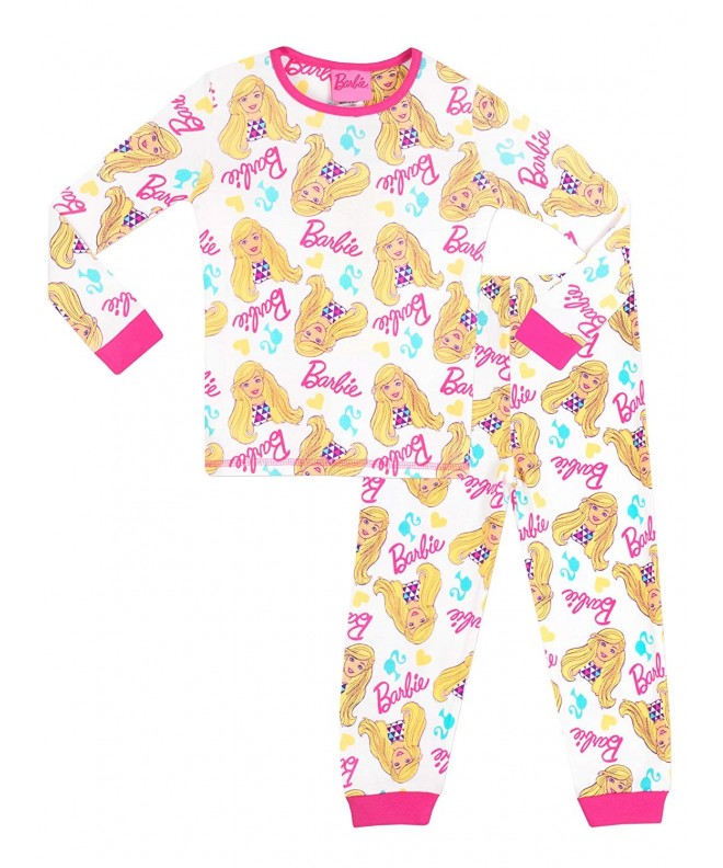 Barbie Girls Pajamas Size 10