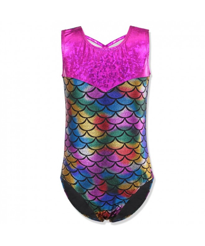 HUANQIUE Swimming Gymnastic Swimsuit Sleeveless