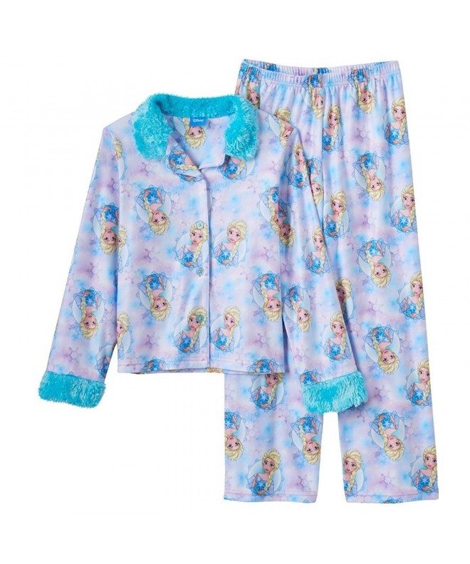 Disney Little Frozen Button Front Pajamas