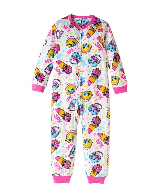 Shopkins Little Girls Sleeper Pajamas