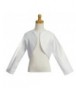 Girls White Sleeve Bolero Jacket