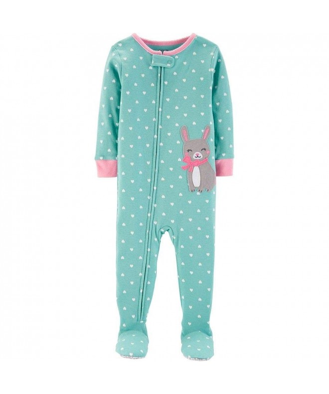 Toddler Hearts Cotton Footed Sleeper