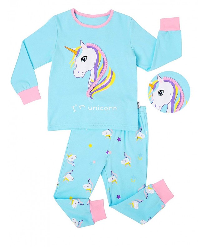 Unicorn Sleeve Combed Pajamas Sleepwear