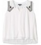 My Michelle Girls Embroidered Sleeveless