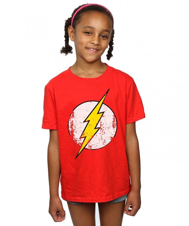 DC Comics Girls Distressed T Shirt