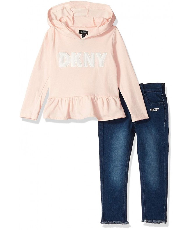 DKNY Girls Hooded Fashion Denim