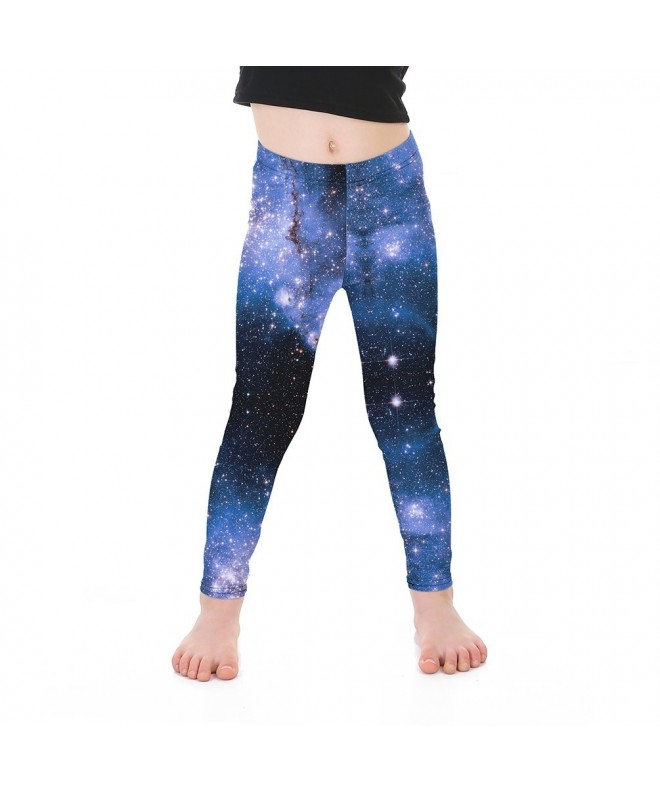 Lesubuy Colored Galaxy Childrens Leggings
