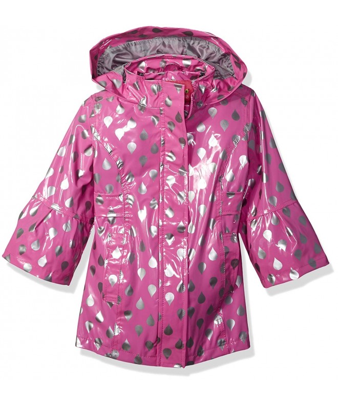 Wippette Girls Shiny Raindrop Jacket