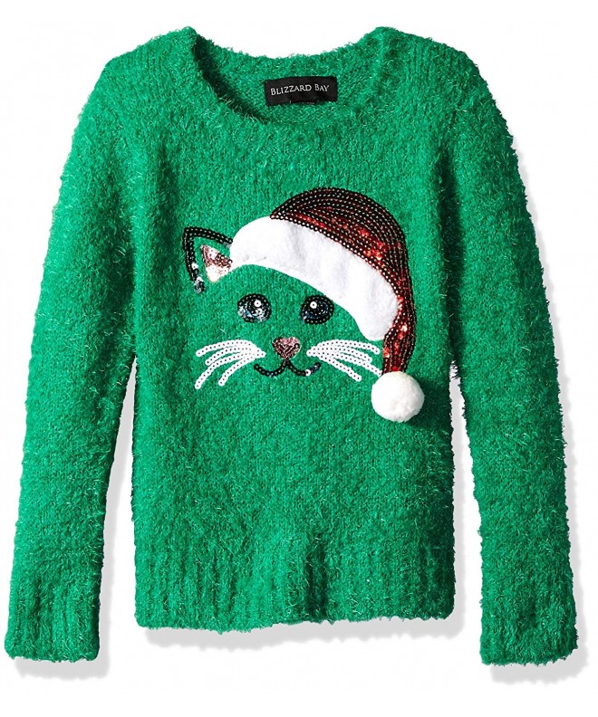 Blizzard Bay Girls Christmas Sweater