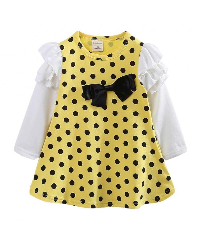 LittleSpring Little Girls Dress Dot