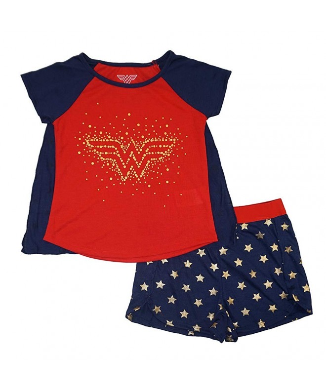 Wonder Woman Girls Pajama Matching