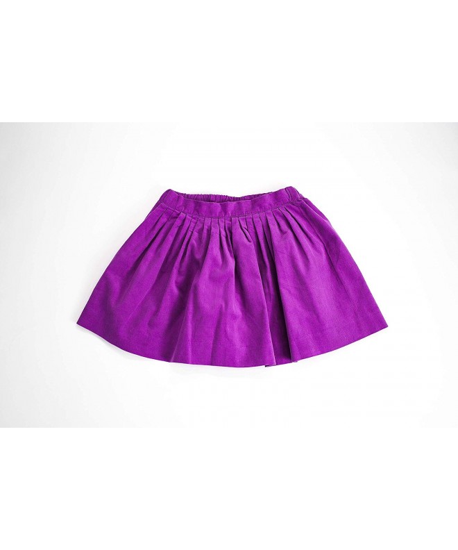 EVERBLYSS Purple Corduroy Skirt
