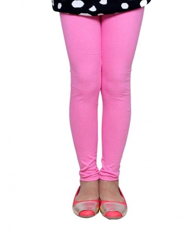 Indistar Girls Super Cotton Leggings_Pink