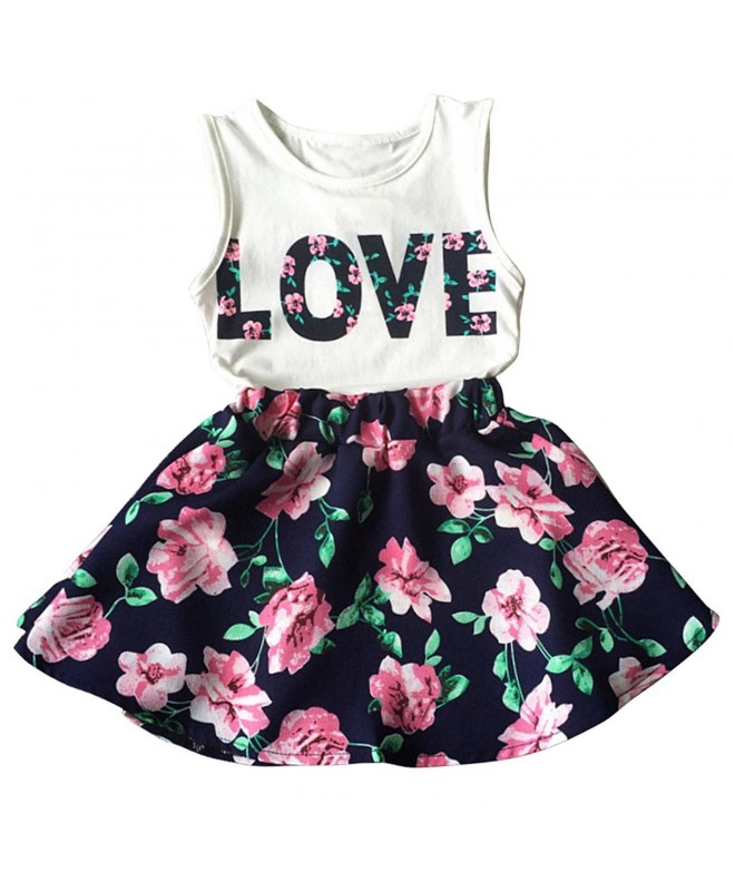 Little Letter Flower Clothing Outfits