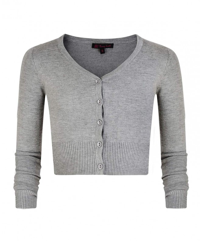 LotMart Sleeve Cropped Cardigan Sweater