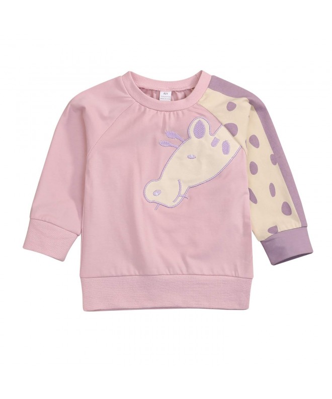 Springtime Giraffe Blouse Toddler Clothes