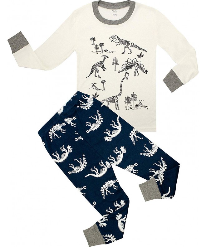 shelry Children Pajamas Dinosaur Clothes
